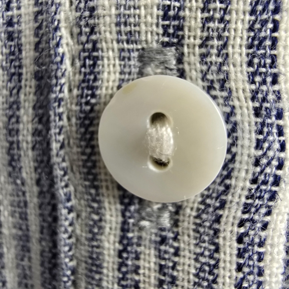 NEW HEARTLOOM Nicolette Stripe dress in blue and white Size Medium NWT - Picture 11 of 16